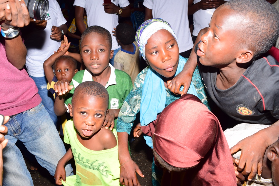 Trinitas Foundation initiative, Feed-Yaba, feeds over 1,000 people at the village in Yaba, Lagos.