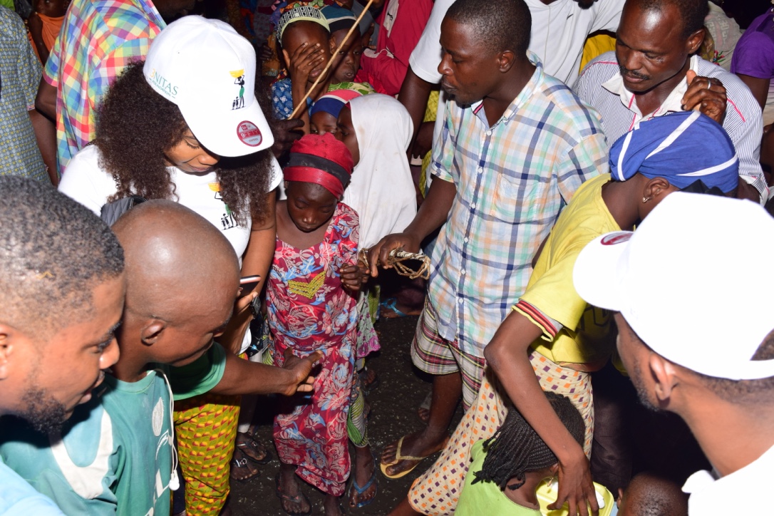 Trinitas Foundation initiative, Feed-Yaba, feeds over 1,000 people at the village in Yaba, Lagos.