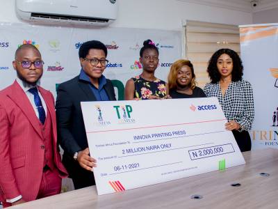 Trinitas Foundation presents N2million to beneficiary